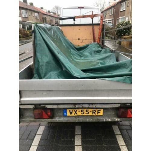 Saris tandemasser aanhanger 2000kg aluminium plaat