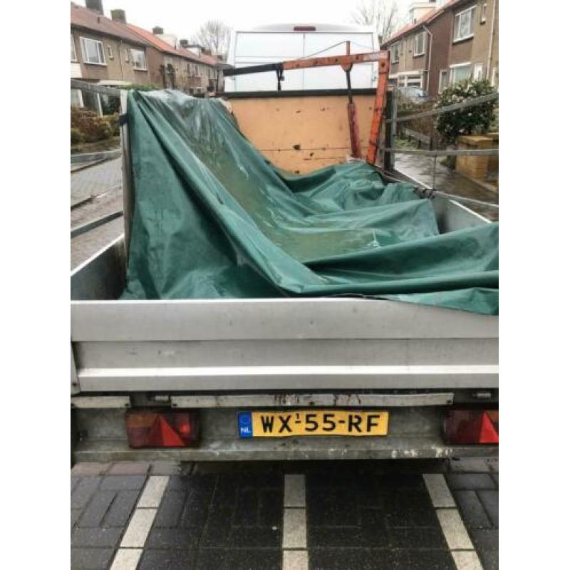 Saris tandemasser aanhanger 2000kg aluminium plaat