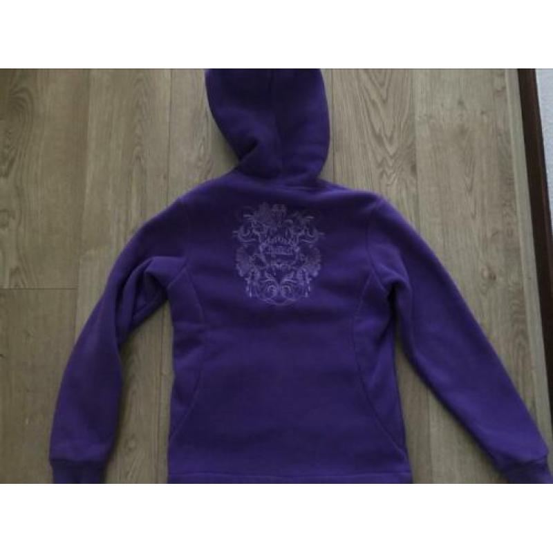Paars fleece-vest/jas van Protest maat 152