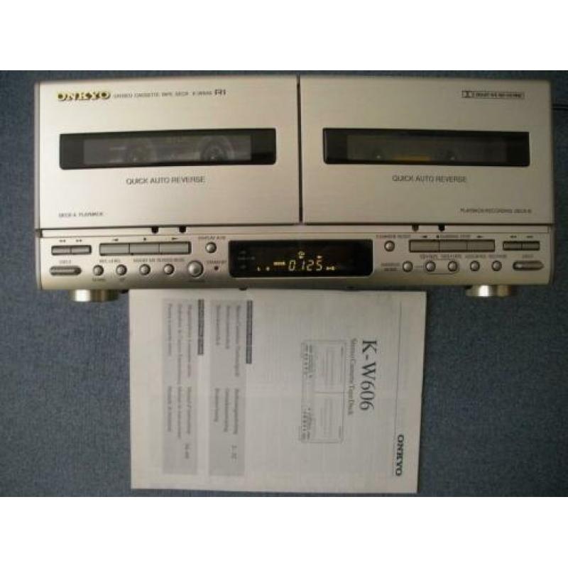 onkyo stereo cassette tape deck
