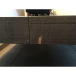 Houten salontafel bruin vierkant