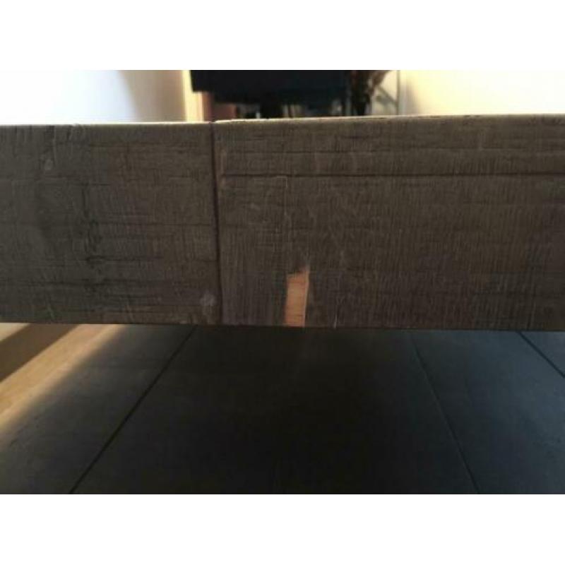 Houten salontafel bruin vierkant