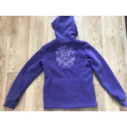 Paars fleece-vest/jas van Protest maat 152