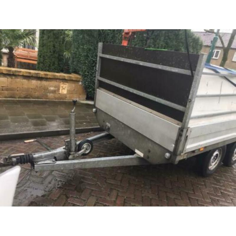 Saris tandemasser aanhanger 2000kg aluminium plaat