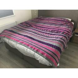 Gehaakte sprei 190 bij 205 cm