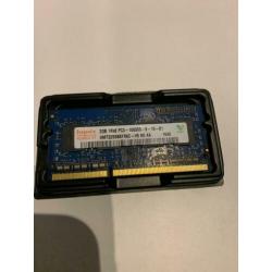 Nette weinig gebruikte SO-DIMM DDR2 + DDR3 1GB + 2GB laptop!