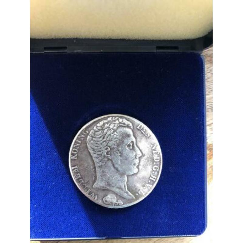 3 Gulden Koning Willem 1 uit 1824!!