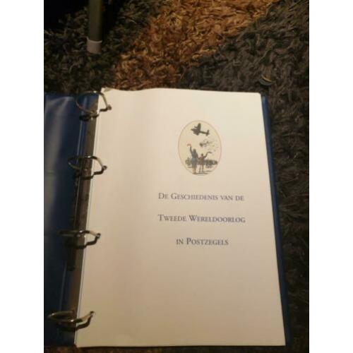 Postzegel collectie / verzameling tweede wereldoorlog