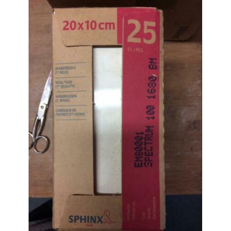 Sphinx wandtegels, crème