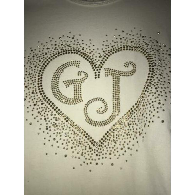 Guess shirt lange mouw met applicatie steentjes