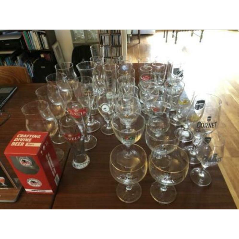 Bierglazen uit verzameling