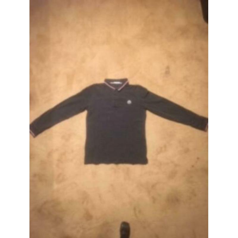 Moncler polo grijs 164