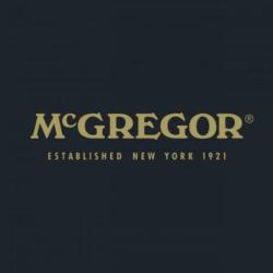 McGregor wollen trui met V-hals. Kleur Blauw. Maat L