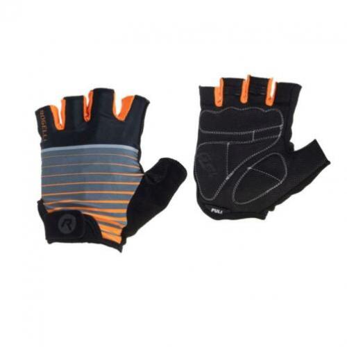 Fietshandschoenen Rogelli Hero zwart/oranje of rood