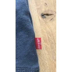Levi’s blauwe trui maat 14/164