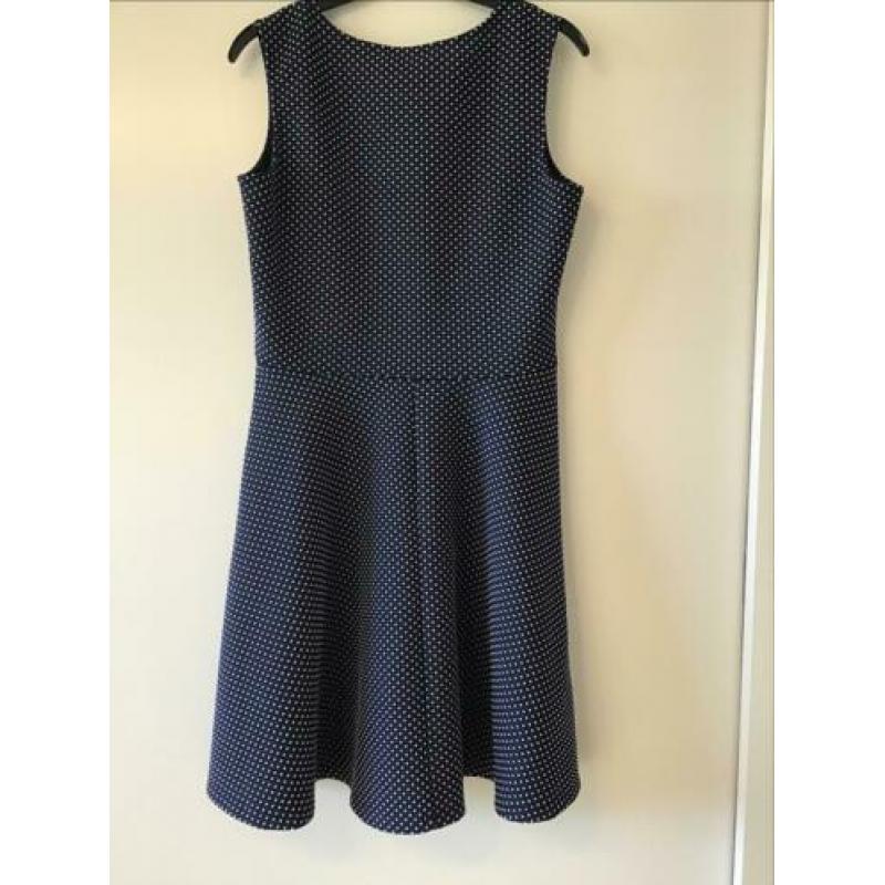 Jurkje blauw met witte stipjes mt 164