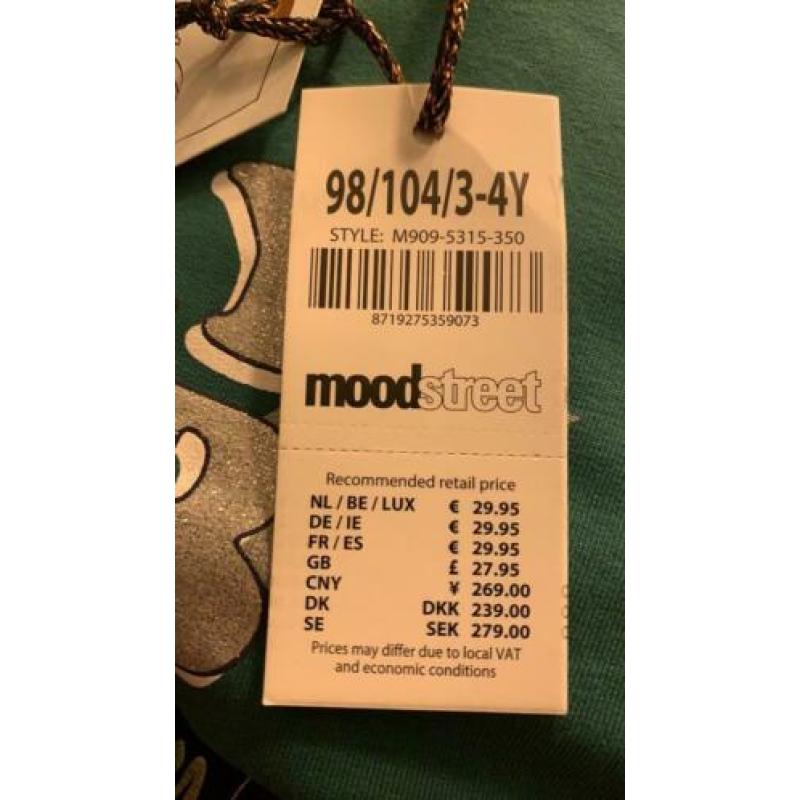 Nieuwe trui van Moodstreet maat 98 / 104