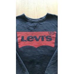 Levi’s blauwe trui maat 14/164