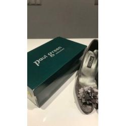 Paul Green peeptoe grijze pumps maat 40