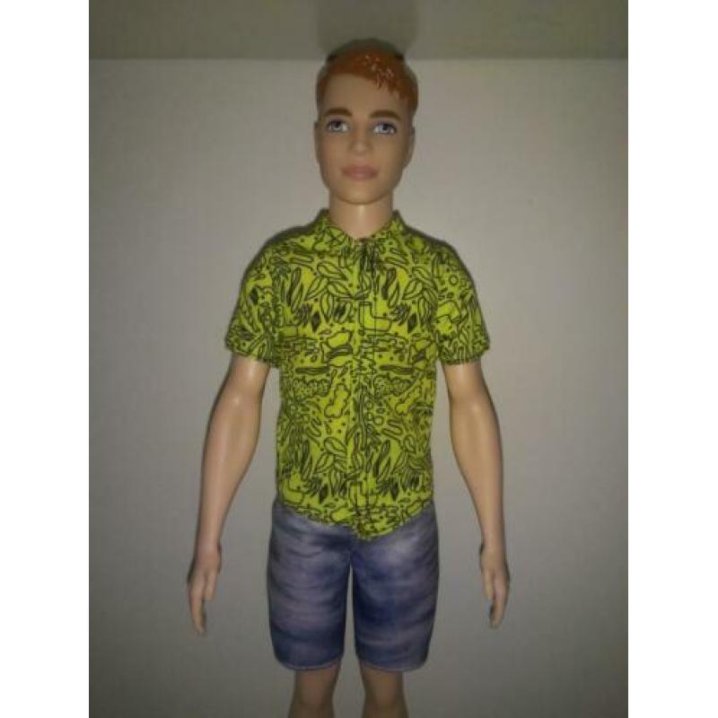 Barbie fashionistas original ken rood haar