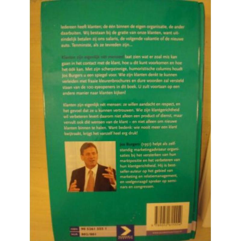 Jos Burgers, 4 boeken (Klanten zijn eigenlijk net mensen. )