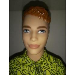 Barbie fashionistas original ken rood haar
