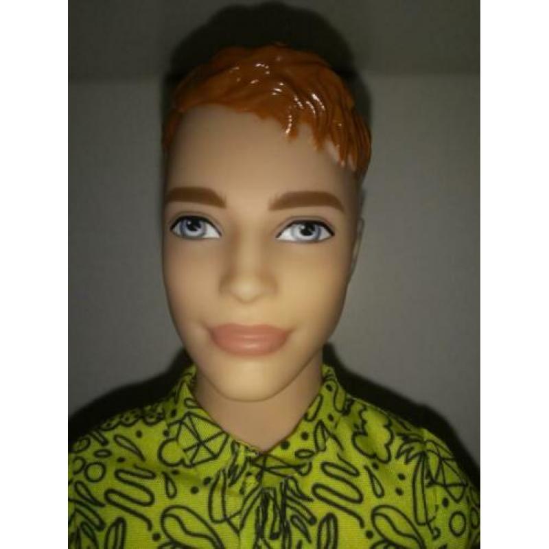 Barbie fashionistas original ken rood haar