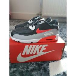 Nike air max 90 zwart oranje wit nieuw maat 35