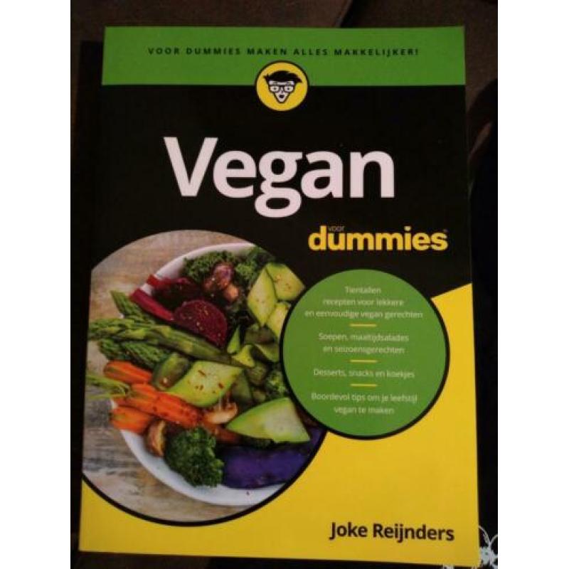 Bosh kookboek, vegan voor dummies , vegan portemonnee en tas