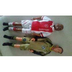 Voetbal actie figuren