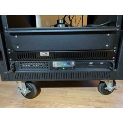 19 inch, 19” rack met centrale power en 19” computer