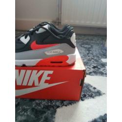 Nike air max 90 zwart oranje wit nieuw maat 35