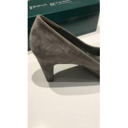 Paul Green peeptoe grijze pumps maat 40