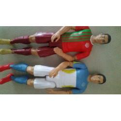 Voetbal actie figuren