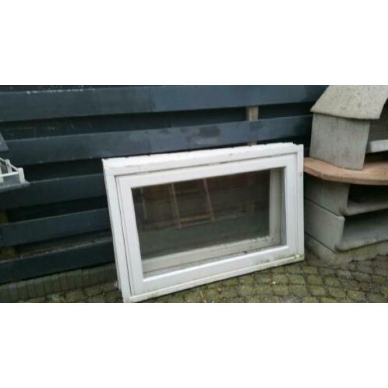 2x kozijn inclusief raam inclusief dubbel glas