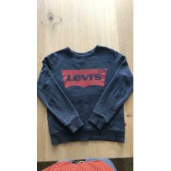Levi’s blauwe trui maat 14/164