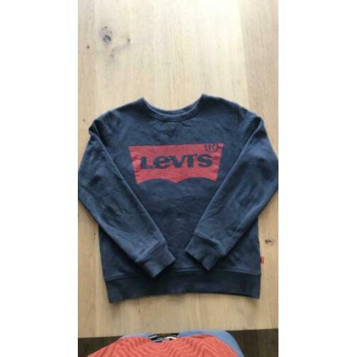 Levi’s blauwe trui maat 14/164