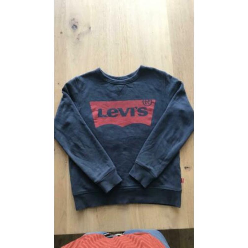 Levi’s blauwe trui maat 14/164