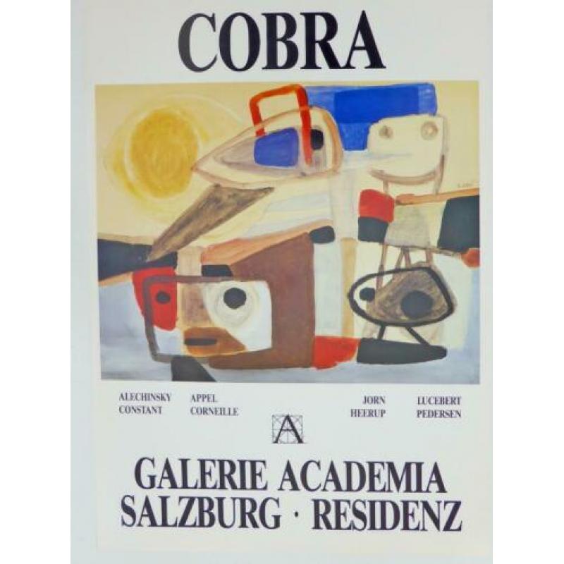COBRA Affiche Galerie Academia Salzburg Appel Constant Corne