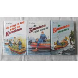 3 boeken van de Kameleon. Van H.de Roos.