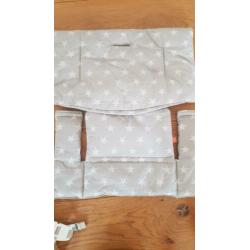 Complete stokke tripp trapp stoel hazy grey.