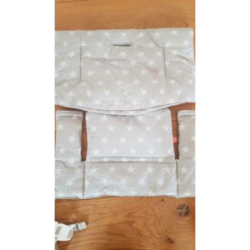 Complete stokke tripp trapp stoel hazy grey.