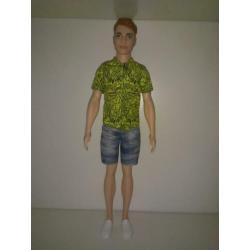 Barbie fashionistas original ken rood haar