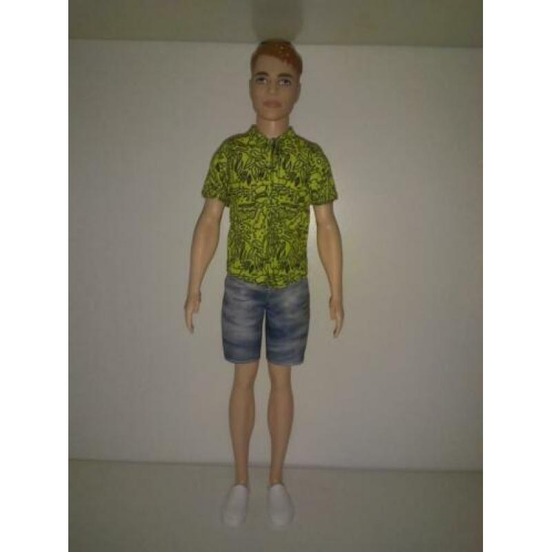 Barbie fashionistas original ken rood haar