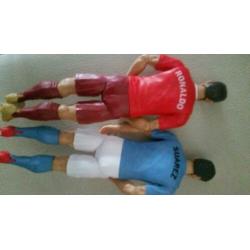 Voetbal actie figuren