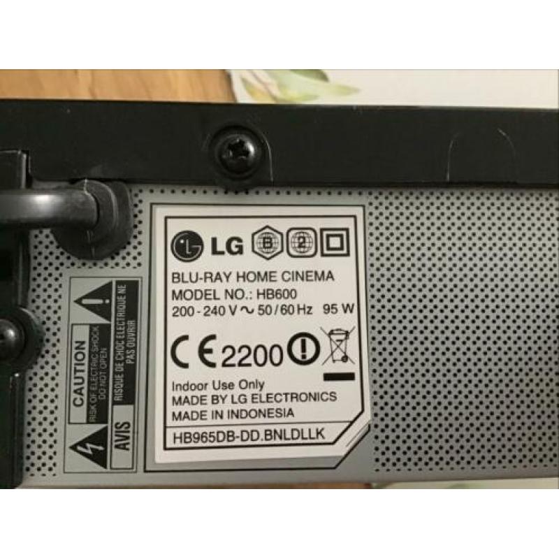 LG HB600 home cinema