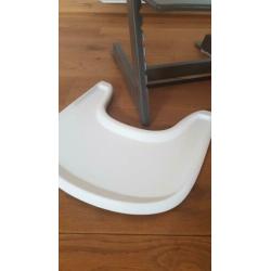 Complete stokke tripp trapp stoel hazy grey.