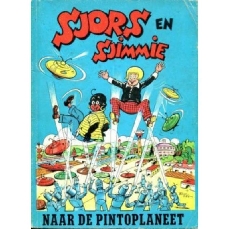 1965 stripboek Sjors & Sjimmie naar de Pintoplaneet