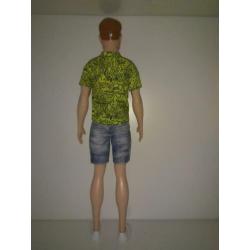 Barbie fashionistas original ken rood haar