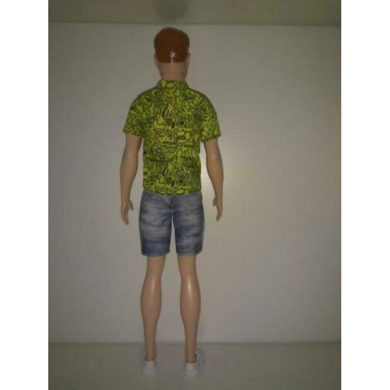 Barbie fashionistas original ken rood haar